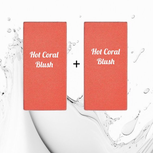 Hot Coral Shimmer Bundle 2 Chromafusion Blush - - Picture 9 of 12